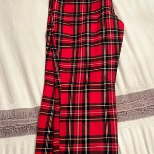 Jcrew Red Tartan Plaid Pants - Holiday Fashion - Size 8